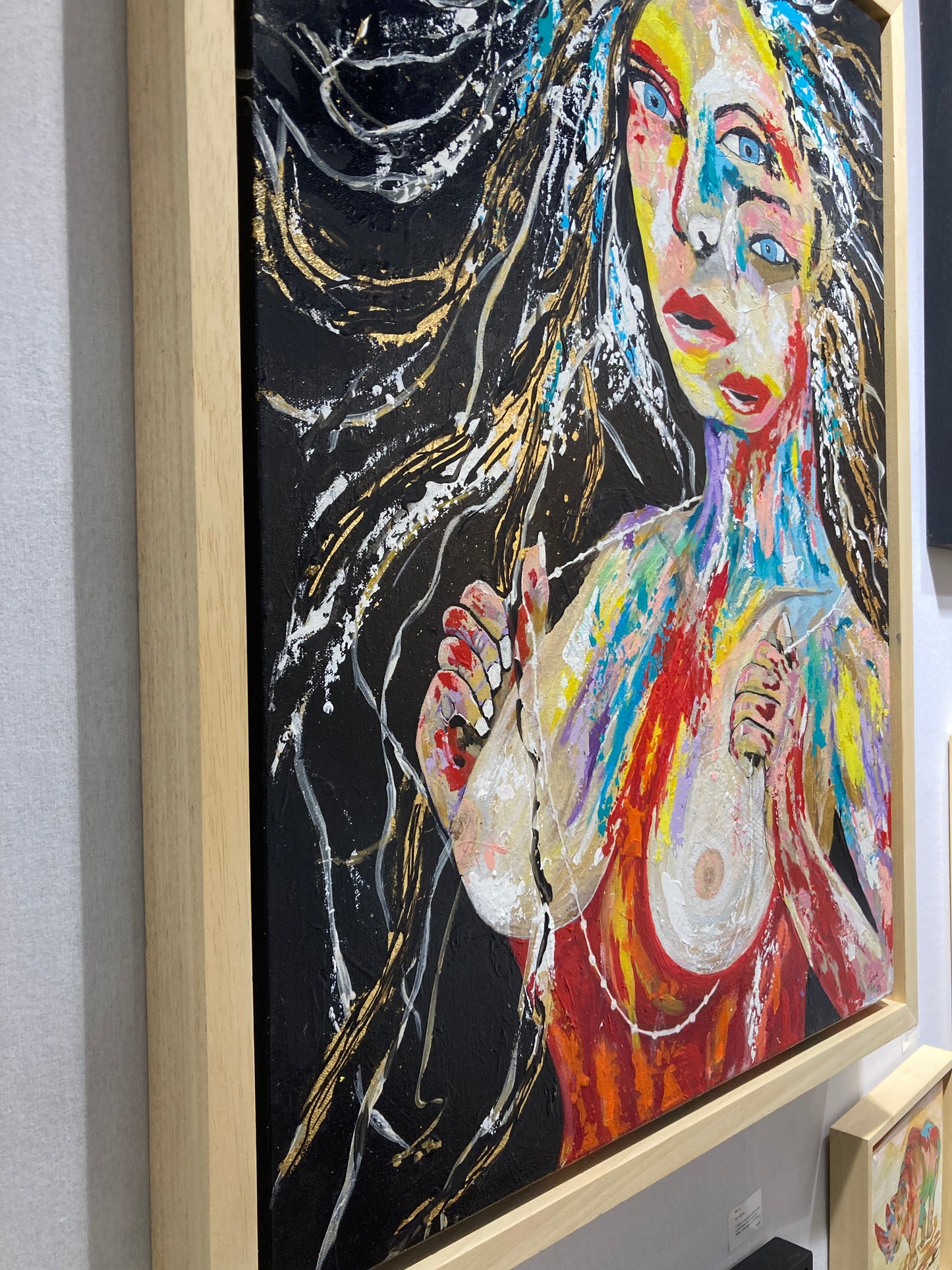 Oeuvre originale FEMME "Lamoureuse aux deux visages"