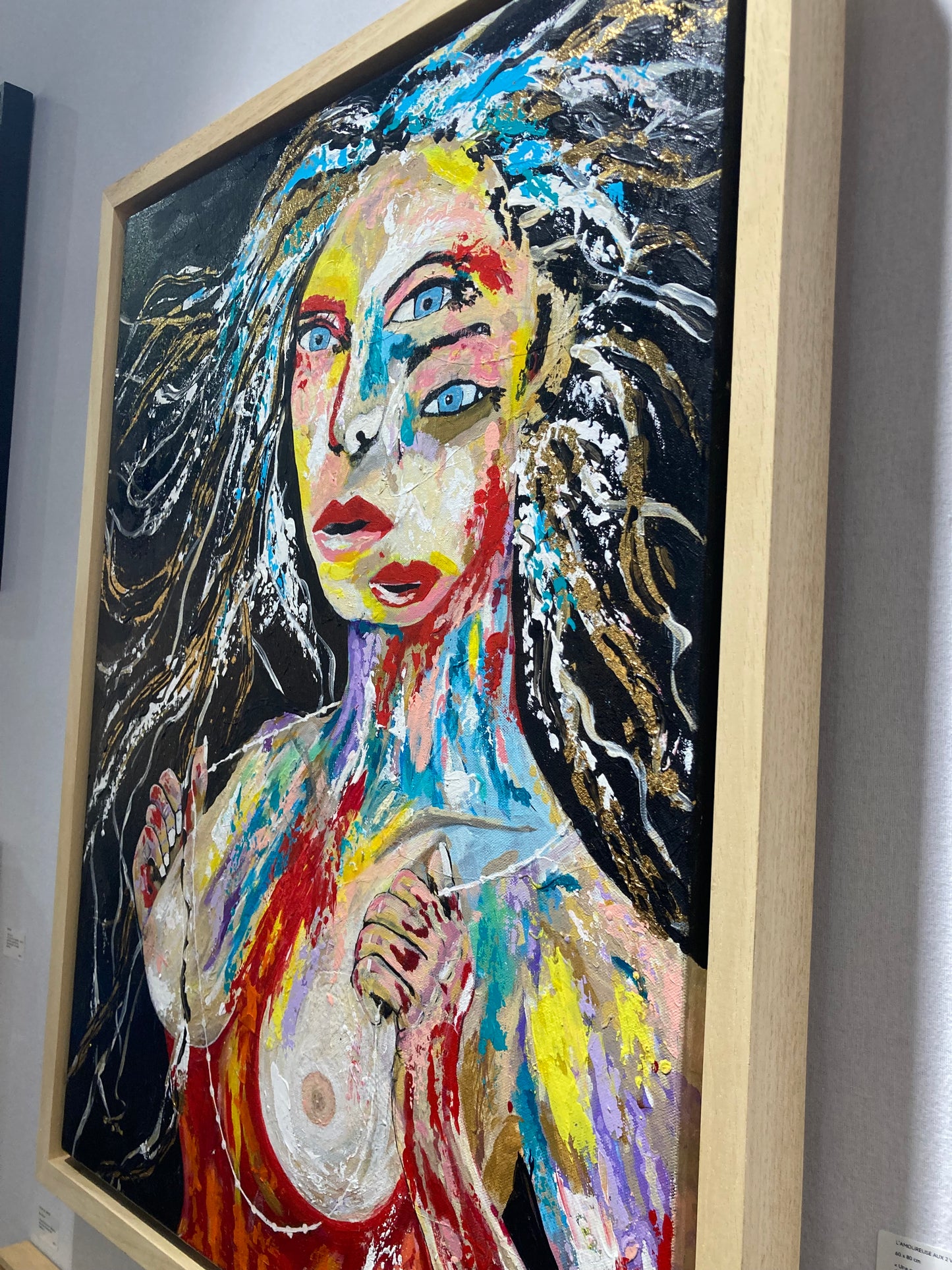 Oeuvre originale FEMME "Lamoureuse aux deux visages"