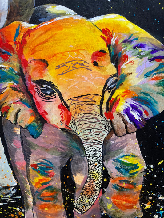 Oeuvre originale "savane solaire"