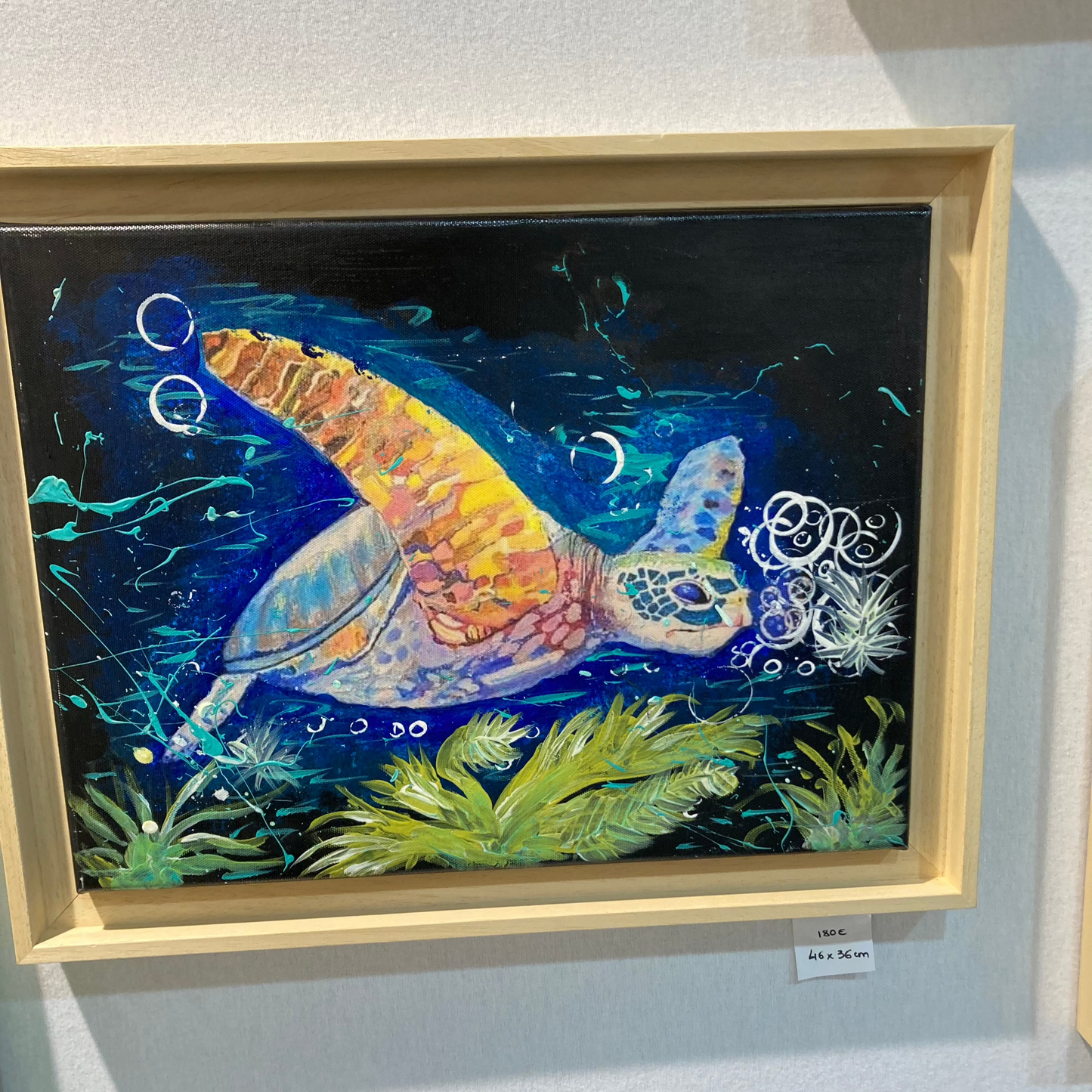 Oeuvre originale TORTUE "Tortilla"