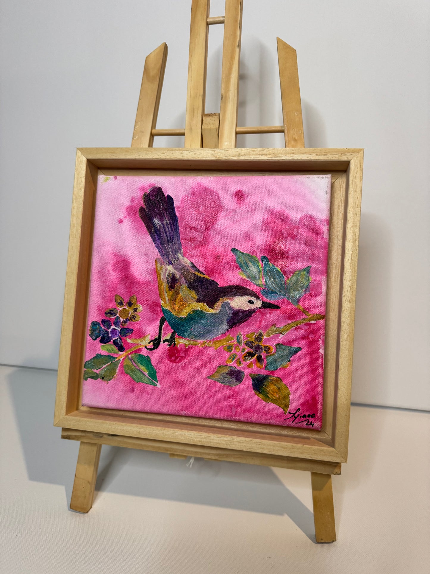 Oeuvre originale COLIBRI « L’ÉCLAT DU COLIBRI "