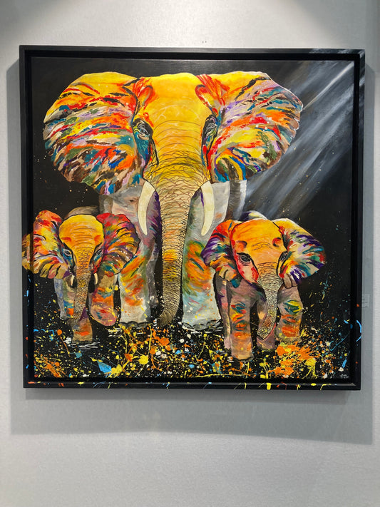 Oeuvre originale "savane solaire"