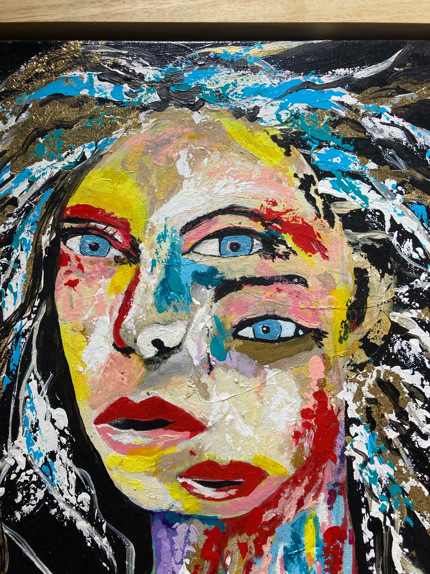 Oeuvre originale FEMME "Lamoureuse aux deux visages"