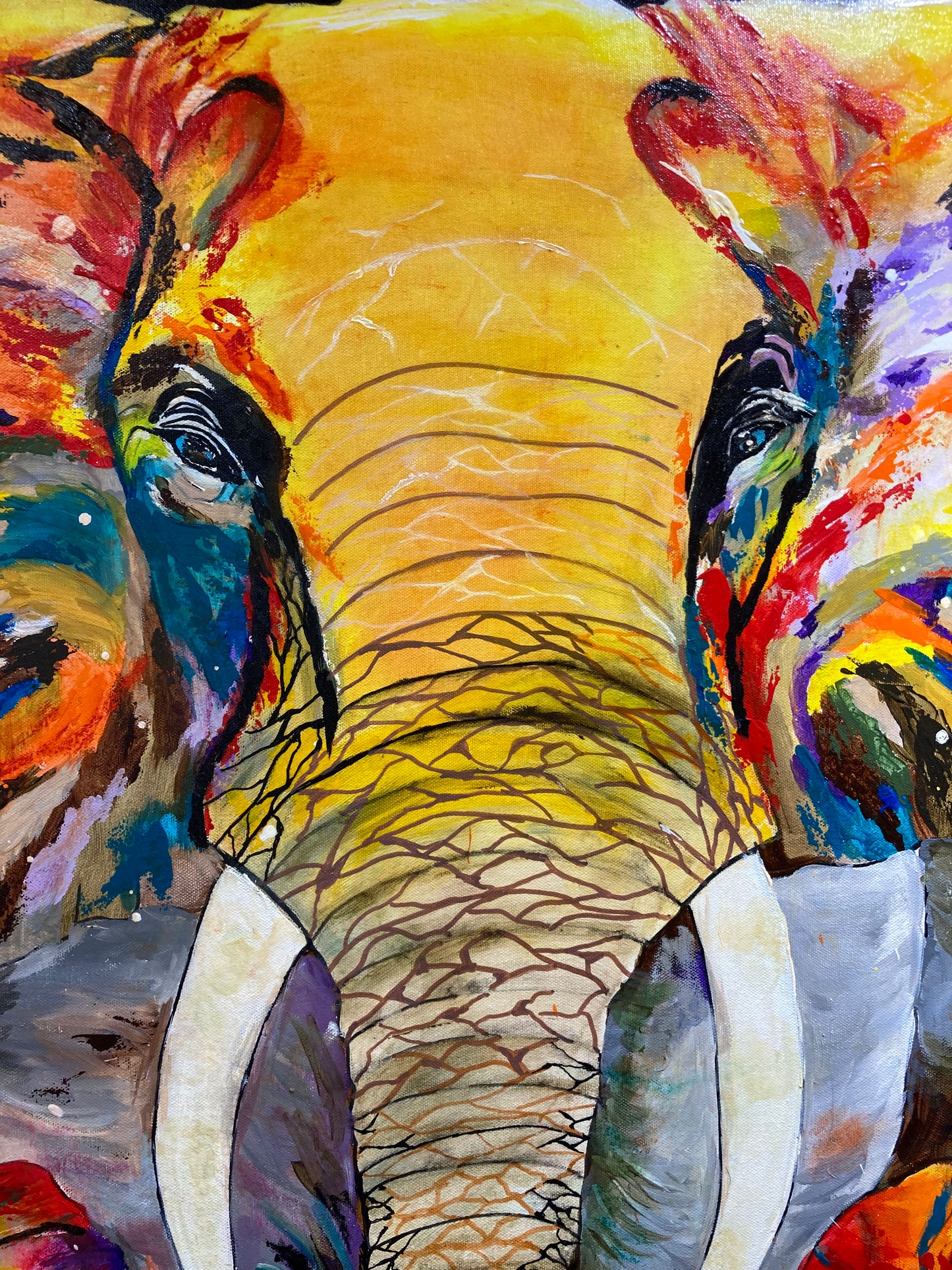 Oeuvre originale "savane solaire"