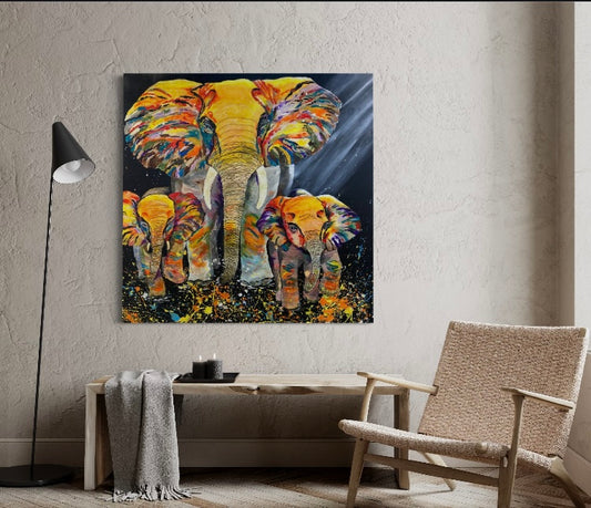 Oeuvre originale "savane solaire"