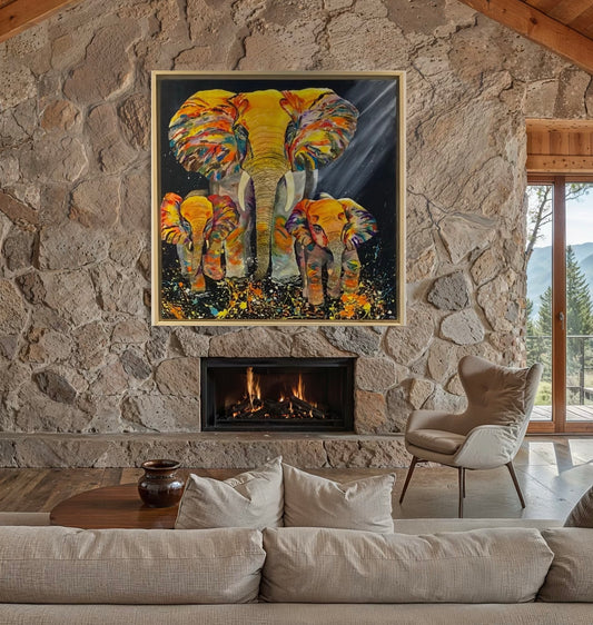 Oeuvre originale "savane solaire"