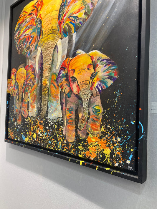 Oeuvre originale "savane solaire"