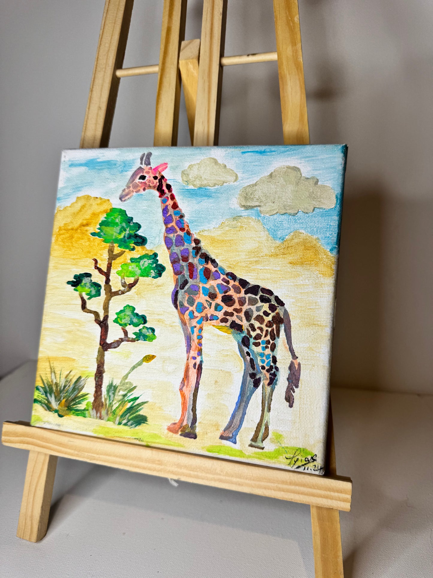 Oeuvre originale GIRAFE