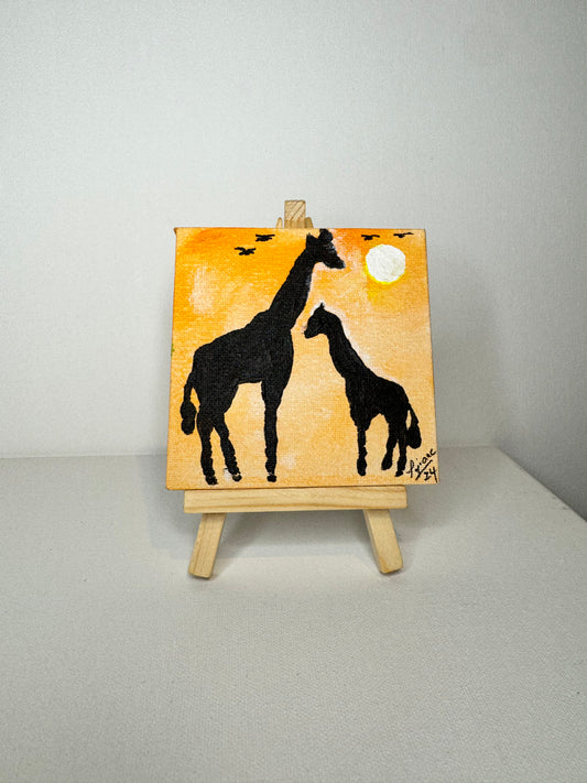 Oeuvre originale GIRAFE