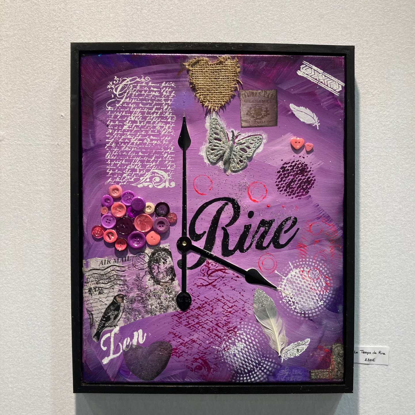 Oeuvre originale "Le temps d'en rire"