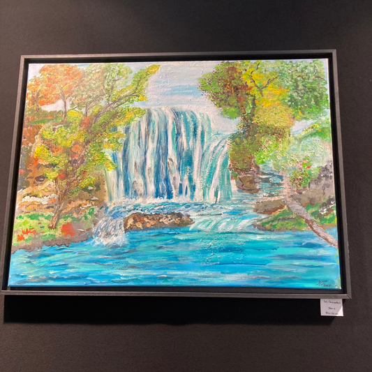 Oeuvre originale PAYSAGE "Les cascades"