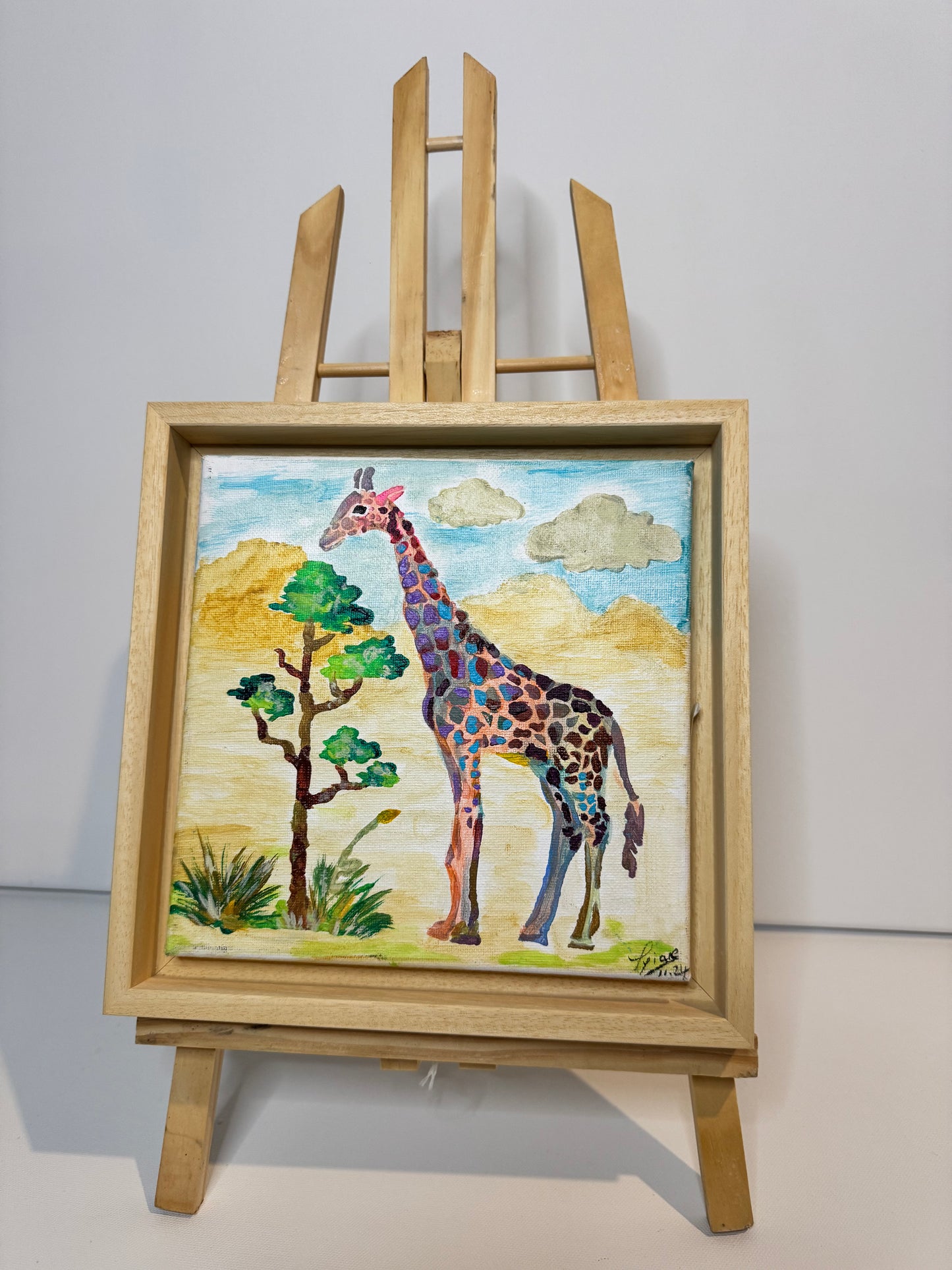 Oeuvre originale GIRAFE