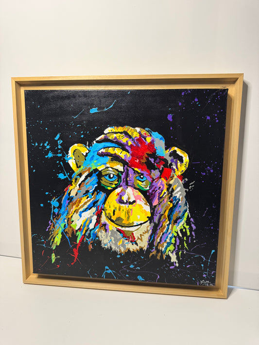 Oeuvre originale SINGE "Sorry monkey" (VENDU)